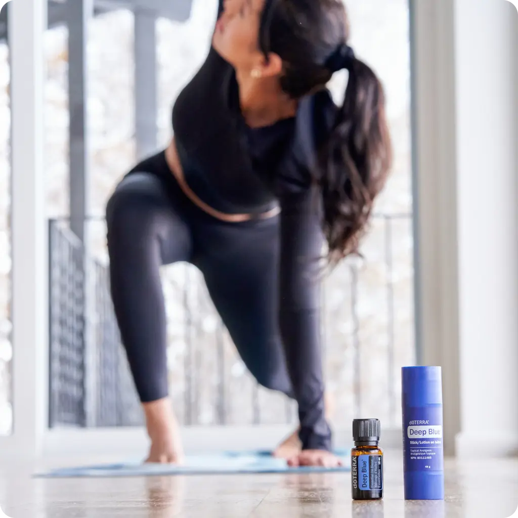 Nyújtás vagy edzés illóolajokkal, energizáló reggeli rutin